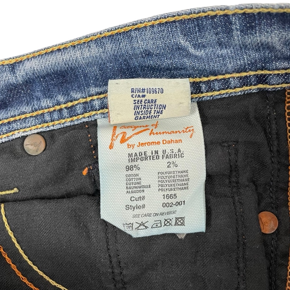 Citizens Of Humanity COH Ingrid #002 Stretch Low Waist Flair Jeans 26 - Picture 9 of 13